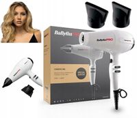 Mocna Suszarka do włosów Babyliss Pro Caruso BAB6970IE biała jonizacja