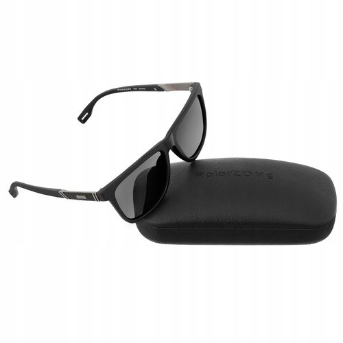 Okulary PRZECIWSŁONECZNE Nerd POLARYZACYJNE czarne na Arena.pl