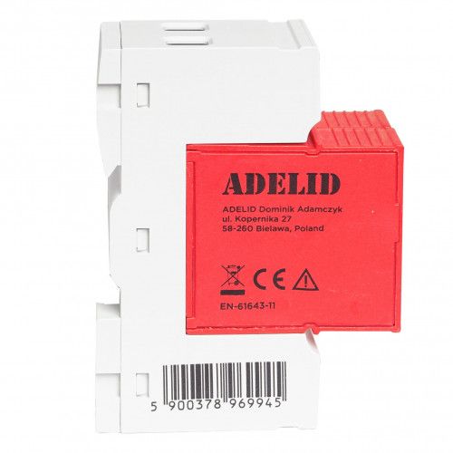 OCHRONNIK PRZEPIĘĆ B+C+D 20KA 385V WIZUALNY WSKAŹNIK CE na Arena.pl