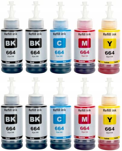 TUSZ 664 XL DO DRUKARKI EPSON ECOTANK L3070 L3060 L3050 na Arena.pl