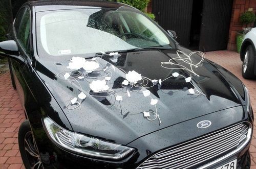Dekoracja samochodu ozdoby na auto do ślubu płatki na Arena.pl