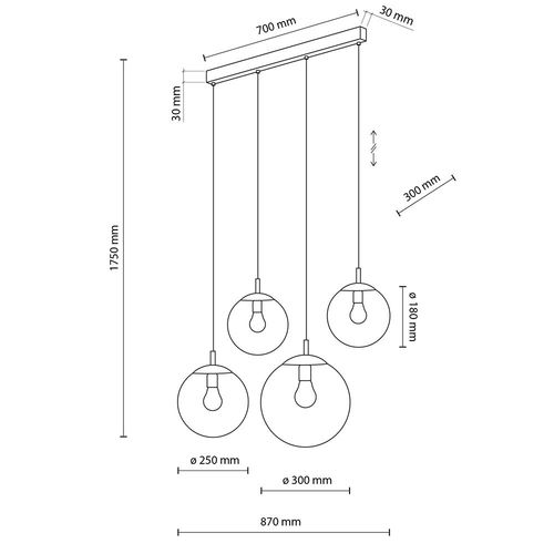 lampa wisząca esme graphite 5381 tk lighting na Arena.pl