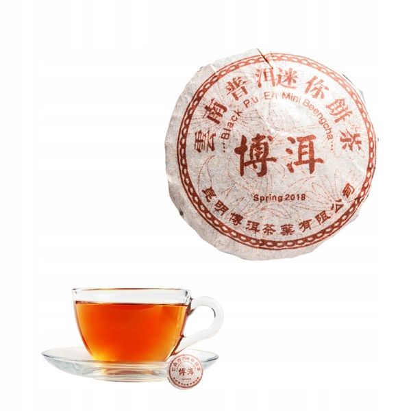 Pu-Erh Mini Beeng Cha herbata prasowana ok- 9 g Chiny---20 szt zdjęcie 2