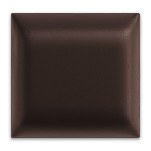 Panel Ścienny Tapicerowany Brązowy EKO SKÓRA 3D 40cm x 40cm na Arena.pl