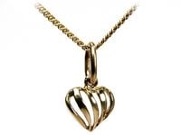 WISIOREK ZŁOTY 585 SERCE MAŁE UROCZE SERDUSZKO