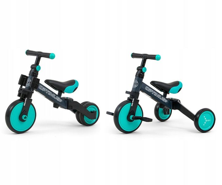 Milly Mally Rowerek 3w1 Optimus miętowy mint zdjęcie 8