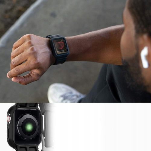 Pasek Spigen Rugged Armor Pro do Apple Watch black na Arena.pl