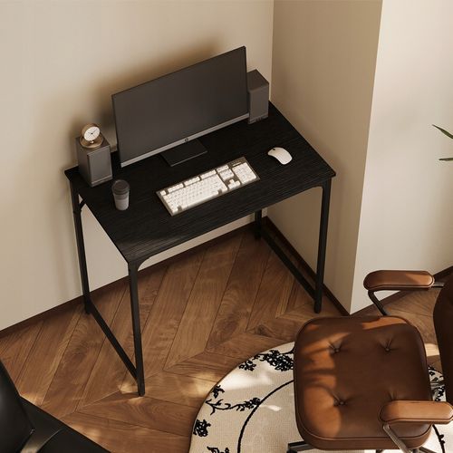 Computertisch – Schwarz, Industrie-Stil, Moderner Loft-Look, 80 cm na Arena.pl