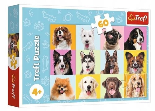 puzzle 60 słodkie psiaki 17374 na Arena.pl