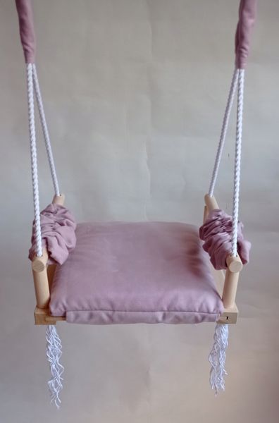 Huśtawka siedzisko biał dla dzieci SZARA DOM OGRÓD zdjęcie 10