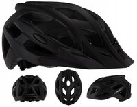 Regulowany kask KROSS ATTIVO CZARNY M (53-56cm) 265Gram IN_MOLD 23 Otwory