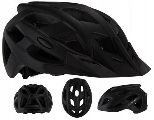 Regulowany kask KROSS ATTIVO CZARNY M (53-56cm) 265Gram IN_MOLD 23 Otwory na Arena.pl