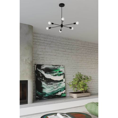 5-płomienna lampa wisząca SL.1022 czarna do sypialni sticks na Arena.pl