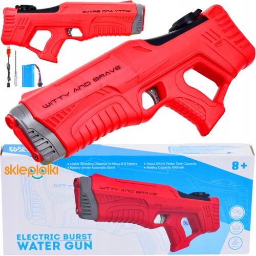 PISTOLET NA WODĘ ELEKTRYCZNY MIOTACZ DLA DZIECI ładowanie USB zasięg na Arena.pl