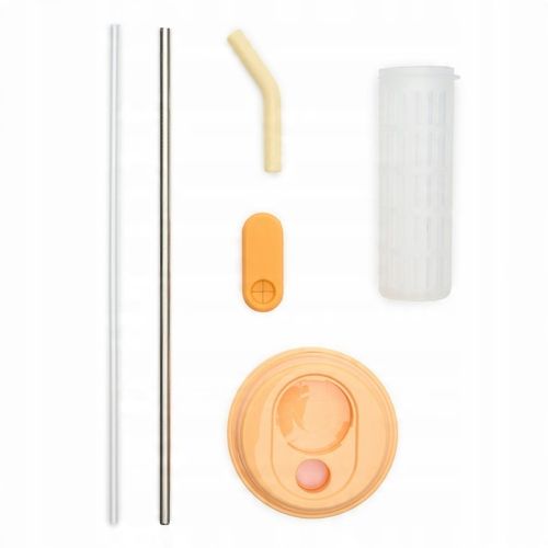 Duży Kubek Termiczny ze słomką i uchwytem OMI Tumbler 1200 ml - Sky na Arena.pl