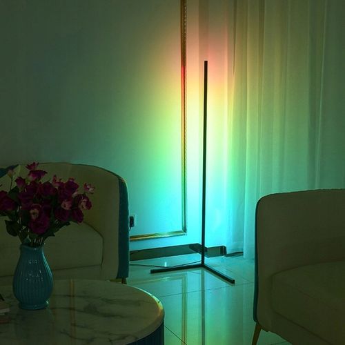 LAMPA STOJĄCA PODŁOGOWA NAROŻNIKOWA LED NAROŻNA 3D LAMPKA NOCNA DO SYPIALNI na Arena.pl