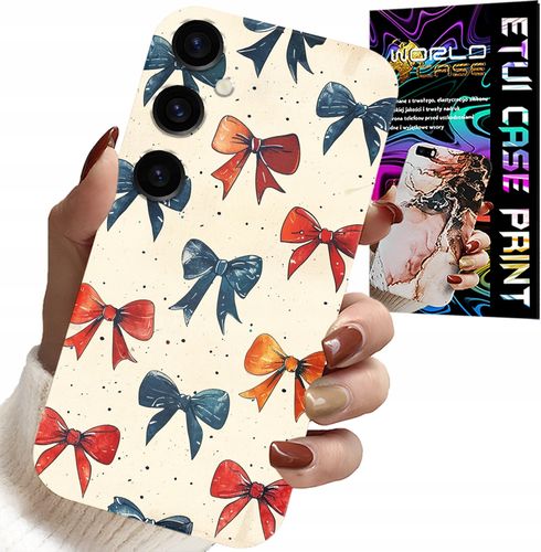 ETUI DO SAMSUNG GALAXY S24 FE - KOLOROWE WSTĄŻKI WSTĄŻKA MODNE WZORY na Arena.pl