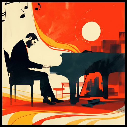 Plakat 80x80cm Pianista na Arena.pl