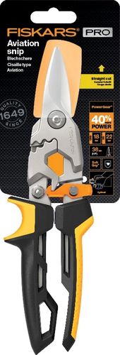 FISKARS NOŻYCE DO BLACHY POWERGEAR PROSTE 1027207 na Arena.pl