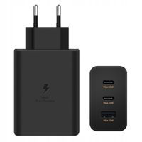 SZYBKA ŁADOWARKA SIECIOWA 65W TRIO 1x USB-A +2x USB-C ZAMIENNIK DLA SAMSUNG