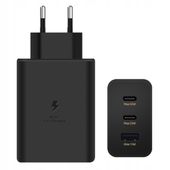 SZYBKA ŁADOWARKA SIECIOWA 65W TRIO 1x USB-A +2x USB-C ZAMIENNIK DLA SAMSUNG