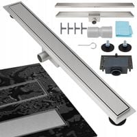 Odpływ liniowy 60 cm 2w1 pod płytkę niski podłogowy prysznicowy Pol.ar