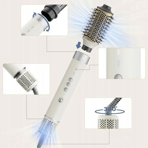 MOCNA SUSZARKA LOKÓWKA DO WŁOSÓW 6W1 3 PRĘDKOŚC Z JONIZACJA 1400W na Arena.pl