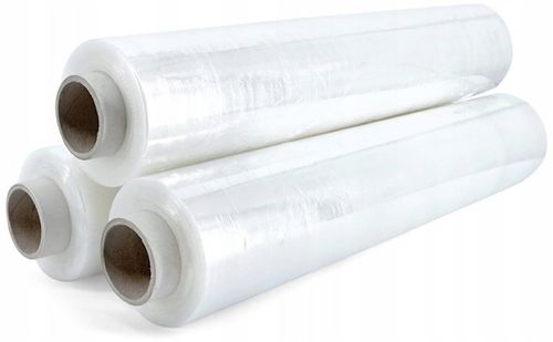 Folia stretch XXL strecz transparent bezbarwna 3kg na Arena.pl