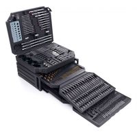 Wiertła, otwornice, dłuta, bity - zestaw 300-el. KD998