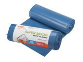 Worki na śmieci SUPER MOCNE LDPE 140 L 10 sztuk niebieskie mocne grube