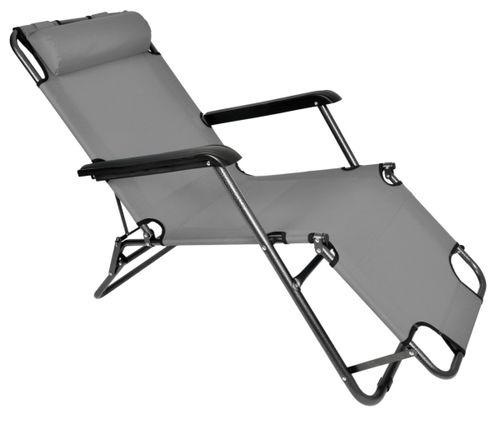 Fotel Leżak LEON grafit na Arena.pl