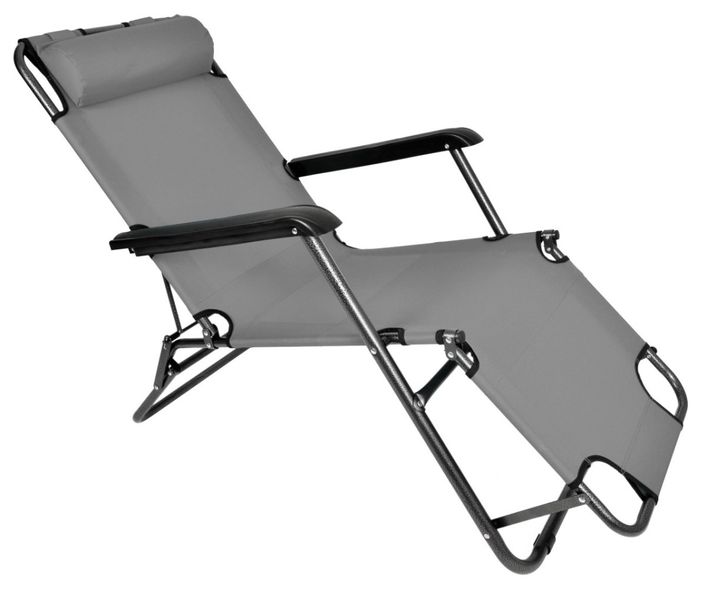 Fotel Leżak LEON grafit zdjęcie 5