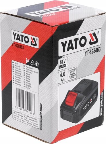 yato akumulator 4ah 18 v do systemu elektronarzędzi na Arena.pl