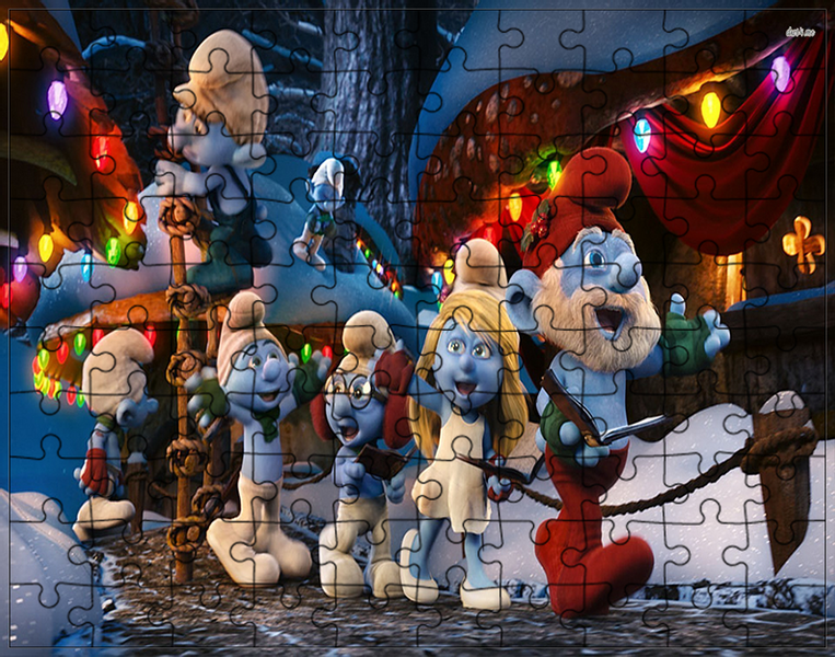 Puzzle Smerfy zdjęcie 1