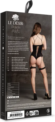 le desir metis body z paskami i siateczką s-xl czarny na Arena.pl