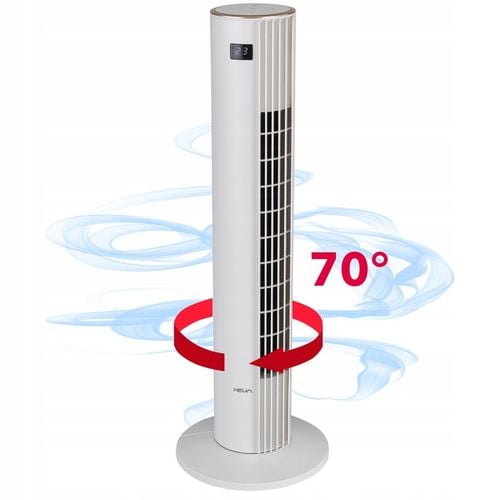 Wentylator kolumnowy HEVA MOX wiatrak podłogowy stojący cichy LED na Arena.pl