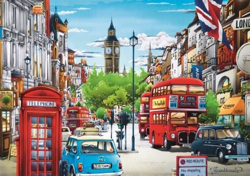 puzzle 1000 ulica londynu 10557 na Arena.pl