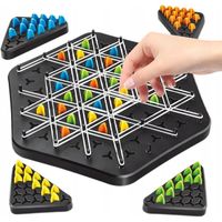 TRIGGLE GRA W TRÓJKĄTY STRATEGICZNA GUMKI RECEPTURKI 3D TRIANGLE CHESS DUŻA