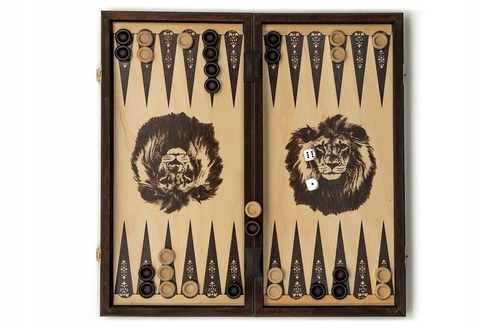 Szachy+ Backgammon+Warcaby duże/ Tryktrak zdjęcie 3