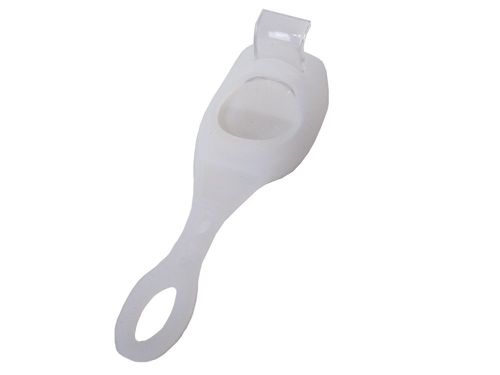 OŚWIETLENIE ROWEROWE LAMPKI 2 LED PRZÓD ROWER BIAŁE 2SZT SILIK na Arena.pl