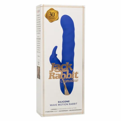 calexotics jack rabbit wave motion model silikonowy niebieski ipx7 usb na Arena.pl