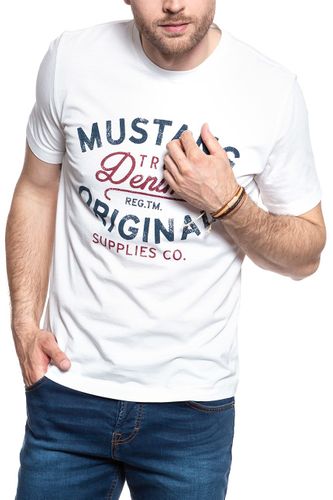 MUSTANG LOGO TEE CLOUD DANCER 1007249 2020 XL na Arena.pl
