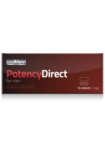 Tabletki Erekcyjne - Coolmann Potency Direct For Men 16 Tabletek na Arena.pl