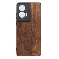 Drewniane Etui Bewood do Motorola Edge 50 Fusion ŁAPACZ SNÓW IMBUIA