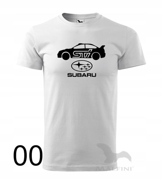 Koszulka męska SUBARU IMPREZA STI kolory zdjęcie 9