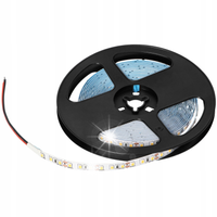 TAŚMA LED 2835 12V 9,6W/m BARWA CIEPŁA 3000K 120LED/m 5 METRÓW