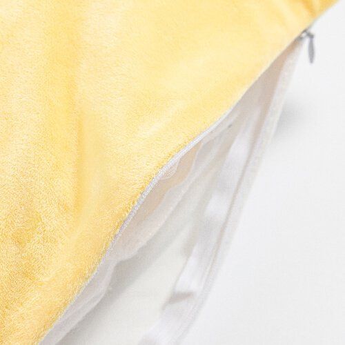 Poszewka pluszowa BestSub 40 x 40 cm do sublimacji - zółta na Arena.pl