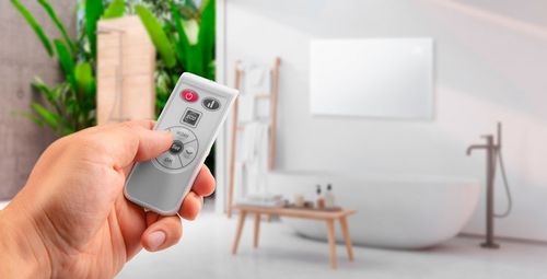 grzejnik konwektorowy elektryczny 1000w ip24 z pilotem - t n90-090 na Arena.pl