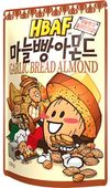 Migdały prażone smak pieczywo czosnkowe, torebka 120g - HBAF