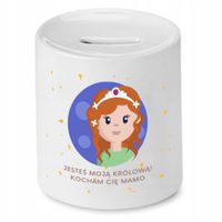 Skarbonka Dla Mamy Matki Kocham Cię Mamo Prezent Z Nadrukiem Ze Zdjęciem